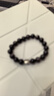 周大生【生日禮物】黑曜石手串能量手串黑曜巖守護石手鏈送男友 曬單實(shí)拍圖