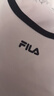 FILA 斐樂(lè )官方女裝短袖T恤2026新款夏季U型領(lǐng)修身簡(jiǎn)約短裝上衣 云菇白-WT L 170/88A/L 曬單實(shí)拍圖