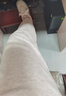 孕婦闊腿褲秋冬新款時(shí)尚拖地褲軟糯加絨加厚款休閑褲直筒褲長(cháng)褲女 深灰色常規款【單件裝】 L(115-135斤) 曬單實(shí)拍圖