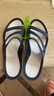 卡駱馳（CROCS）女鞋涼鞋時(shí)尚簡(jiǎn)約涼拖夏季潮流戶(hù)外一腳蹬拖鞋防水透氣輕便 Navy / White 41-42 =10 曬單實(shí)拍圖