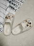 利達妮（TZLDN）eva洞洞鞋女士外穿防滑夏季防臭踩屎感家居家用沙灘涼鞋包頭拖鞋 小熊基地(12個(gè)) 38-39 【標準碼】 曬單實(shí)拍圖