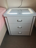 虎牌保險柜家用智能床頭保險柜隱形式無(wú)線(xiàn)充電指紋密碼全鋼防盜一體隱藏式保險箱新款 【輕奢款】陶瓷白（無(wú)線(xiàn)充電+三色燈+感應燈） 指紋款(鑰匙/密碼/指紋) 曬單實(shí)拍圖