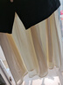 三彩大碼女裝2026春季新款松緊高腰高光半身裙A字裙長(cháng)裙胖MM 珍珠白 XL 170/80B 曬單實(shí)拍圖
