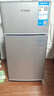 志高（CHIGO）小冰箱迷你小型家用冷藏冷凍兩用宿舍出租房用雙門(mén)辦公室電冰箱節能省電 【一級能效】58L銀色【全國聯(lián)保丨節能省電】 曬單實(shí)拍圖