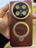 權速適用華為mate70pro手機殼新款360旋轉磁吸支架mt60pro高檔納帕真皮紋mate70Air男女全包鏡頭防摔 帶鏡頭膜【瑞紅色360°旋轉磁吸支架】納帕真皮 華為Mate 70Pro 曬單實(shí)拍圖