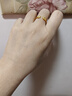 六福珠寶 黃金戒指實(shí)心貓爪開(kāi)口戒福滿(mǎn)傳家足金禮物女 計價(jià) 約4.35克 曬單實(shí)拍圖
