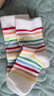 成長(cháng)寄寶寶襪子夏季薄款網(wǎng)眼透氣男女兒童中筒襪夏天純棉A類(lèi)春夏嬰兒襪 曬單實(shí)拍圖
