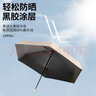 印象城迷你膠囊傘黑膠防曬防紫外線(xiàn)遮陽(yáng)傘輕小便攜太陽(yáng)傘晴雨兩用 天藍 曬單實(shí)拍圖