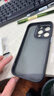 ROCK適用蘋(píng)果16Pro手機殼iPhone16 Pro保護套膚感鏡頭全包精孔親膚防摔簡(jiǎn)約硅膠不粘指紋男女款黑色 曬單實(shí)拍圖