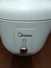美的（Midea）電飯煲家用2L小型1-2人宿舍一人食小米粥煲湯蒸飯上蒸下煮一鍵煮飯智能保溫迷你高顏值電飯鍋JA202 曬單實(shí)拍圖