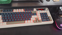 狼蛛（AULA）S99Pro無(wú)線(xiàn)鍵盤(pán) 三模藍牙有線(xiàn)機械手感RGB燈效辦公游戲電競99鍵 電腦鍵盤(pán)筆記本臺式機通用 復古灰 曬單實(shí)拍圖