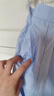 茵曼（INMAN）純棉府綢半身裙2026夏季女裝新款法式松緊腰寬松顯瘦氣質(zhì)裙子 淺藍色 M 曬單實(shí)拍圖