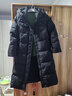 VEROMODA羽絨服女季新款90白鴨絨連帽羽絨服325412012 黑色 XS 曬單實(shí)拍圖