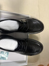 百麗男鞋質(zhì)感商務(wù)休閑皮鞋26春夏牛皮舒適通勤鞋 黑色-系帶 41 曬單實(shí)拍圖