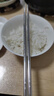 京東京造 筷子 家用食品接觸級316L不銹鋼醫用級【抑菌超防滑】12雙大包裝 曬單實(shí)拍圖