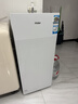 海爾（Haier）山茶花138L立式冰柜小型家用小冰柜風(fēng)冷無(wú)霜一級節能大容量深冷冷柜小冰箱BD-138WGH90WF國家補貼 曬單實(shí)拍圖