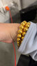六福珠寶福滿(mǎn)傳家足金緣滿(mǎn)手工鏨刻大氣黃金手鏈手串男士 計價(jià) F63G0103DS 50.55克(含工費5459元) 曬單實(shí)拍圖