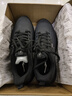 鴻星爾克男鞋春夏季新款黑色運動(dòng)鞋透氣跑步鞋輕便跑鞋子男款網(wǎng)面鞋流星 【防潑水皮面】正黑 42 曬單實(shí)拍圖