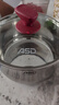愛(ài)仕達（ASD）湯鍋 316L食品級加厚不銹鋼蒸煮鍋 復底奶鍋22CM燃氣電磁爐通用B5 曬單實(shí)拍圖