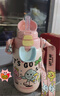 FGA富光兒童保溫杯316不銹鋼女士高顏值吸管水杯學(xué)生大容量壺560ml 曬單實(shí)拍圖