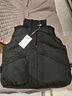 鴨鴨（YAYA）羽絨馬甲女外穿2025年秋冬季新款短款時(shí)尚馬夾背心保暖羽絨服外套 基礎黑 L 曬單實(shí)拍圖