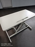 全品屋升降電腦桌升降工作臺電腦升降支架臺站立式升降辦公書(shū)桌 氣動(dòng)無(wú)級升降-白桌雙層80x40cm 【寬敞品質(zhì)桌面】 曬單實(shí)拍圖