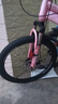 鳳凰官方旗艦店兒童自行車(chē)男女變速青少年學(xué)生山地車(chē)碟剎賽車(chē) 星際 粉紫【單速】輻條輪 22寸【適合130-170cm】 曬單實(shí)拍圖