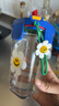GLASSLOCK&wigglewiggle聯(lián)名款卡通印花玻璃水杯家用手提新款杯子花朵380ml 曬單實(shí)拍圖
