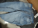 太平鳥(niǎo)男裝夏季淺色錐形牛仔褲男褲子B2HAD2E07 藍色1（錐型） 2XL 曬單實(shí)拍圖