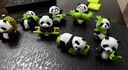 時(shí)鳥(niǎo)治愈桌面小擺件動(dòng)物仿真可愛(ài)竹子熊貓動(dòng)物模型公仔車(chē)載裝飾超實(shí)惠 8只 抱竹子大熊貓【整套】 曬單實(shí)拍圖