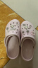卡駱馳（CROCS）貝雅云彩女士洞洞鞋戶(hù)外休閑鞋|208186 裸粉-6PI 38 (240mm) 曬單實(shí)拍圖
