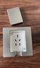 公牛（BULL）嵌入式插座隱藏式插座冰箱隱形內嵌式三孔插座嵌入式墻面五孔插座 【三孔16A】灰色 曬單實(shí)拍圖