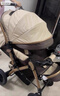 安貝尼 嬰兒推車(chē)可坐可躺雙向推行小孩手推車(chē)四輪減震可折疊BB車(chē) 至尊版-卡其色四輪橡膠+四輪減震 曬單實(shí)拍圖