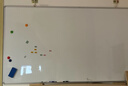 得力150*90cm實(shí)心纖維板芯白板 易擦磁性?huà)焓桨装鍛覓鞂?xiě)字板白板黑板（含白板擦 白板筆 磁釘）33137  曬單實(shí)拍圖