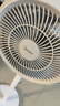 美的（Midea）【暴風(fēng)循環(huán)】空氣循環(huán)扇大風(fēng)量搖頭電風(fēng)扇家用臺式落地扇輕音臥室節能小風(fēng)扇柔風(fēng)輕羽扇 FGA24TQ 曬單實(shí)拍圖