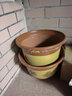 紫砂陶瓷花盆特大號花盆粗砂陶土大碼陶瓷盆批發(fā)落地盆景花卉綠植 同口徑28+28兩個(gè)盆送托盤(pán) 曬單實(shí)拍圖