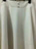 晚白2026年春款簡(jiǎn)約氣質(zhì)半裙遮肉顯瘦帶口袋米白色垂感大擺半身裙女 米白色 S 曬單實(shí)拍圖