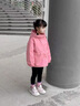 G.duck小黃鴨童裝女童外套春秋季兒童沖鋒衣女小童春裝防風(fēng)服連帽夾克衫 粉色 100 （建議身高90cm 3-4歲）cm 曬單實(shí)拍圖