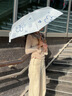 天堂傘超輕小巧口袋膠囊傘防曬遮太陽(yáng)傘折疊便攜女晴雨兩用傘男生 新品-銀星藍-花朵 曬單實(shí)拍圖