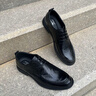 七匹狼皮鞋男士春季2026新款頭層牛皮軟底正裝商務(wù)鞋真皮英倫風(fēng)休閑皮鞋 黑色 41 曬單實(shí)拍圖