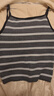 UR秋季新款女裝時(shí)尚休閑撞色條紋吊帶針織背心UYY950059 寶藍條紋 S 曬單實(shí)拍圖