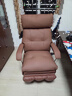 利沃諾電動(dòng)真皮老板椅按摩久坐辦公椅子可躺180度座椅雙電機電腦椅轉椅 【頂配升級款】進(jìn)口真皮丨摩卡棕 曬單實(shí)拍圖