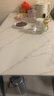 全友家居 現代簡(jiǎn)約巖板餐桌椅子全套輕奢高級感客廳新款飯桌家用4-6人 曬單實(shí)拍圖