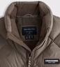 Abercrombie & Fitch美式舒適百搭菱格LOGO拉鏈羽絨背心馬甲上衣25秋冬男裝132-5208 深棕色 L (180/108A) 曬單實(shí)拍圖