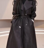 UR【HOT】2025秋季新款女裝復古雙排扣腰帶大衣外套UWJ150036 曬單實(shí)拍圖