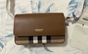 BURBERRY巴寶莉女士棕色奢侈品拼色單肩斜跨包81072701/80845001七夕 曬單實拍圖