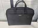 自?xún)?yōu)新公文包男士文件包定制印logo手提電腦包牛津布大容量防水資料袋男款公文袋女士通勤商務(wù)會(huì )議包952 黑色-內置水杯位-暗隔拉鏈 長(cháng)37*高28*側寬6cm 曬單實(shí)拍圖