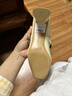 蹀愫2026年春季新款氣質(zhì)通勤增高粗跟約會(huì )單鞋珍珠方頭心動(dòng)瑪麗珍鞋 奶白色 37 曬單實(shí)拍圖