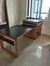 后凡日式多功能家用島臺餐桌一體巖板小戶(hù)型客廳櫻桃木實(shí)木可伸縮吧臺 【櫻桃木】島臺配1.4米伸縮桌 曬單實(shí)拍圖