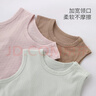 巴厘小豬男童夏裝無(wú)袖背心女童套裝夏季薄款嬰幼兒衣服兒童純棉寶寶家居服 荷塘小鴨 100 曬單實(shí)拍圖